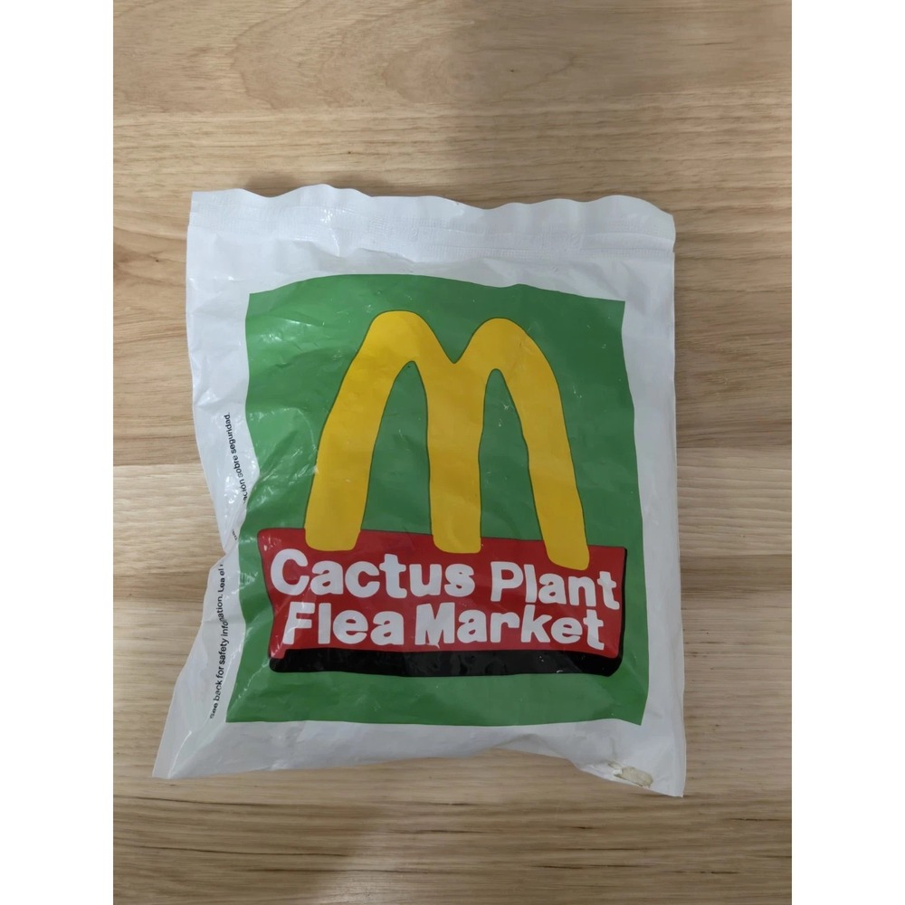 NIB MCDONALD'S Cactus Jack Plant Flea Market Travis Scott 2022 Happy Meal Toy